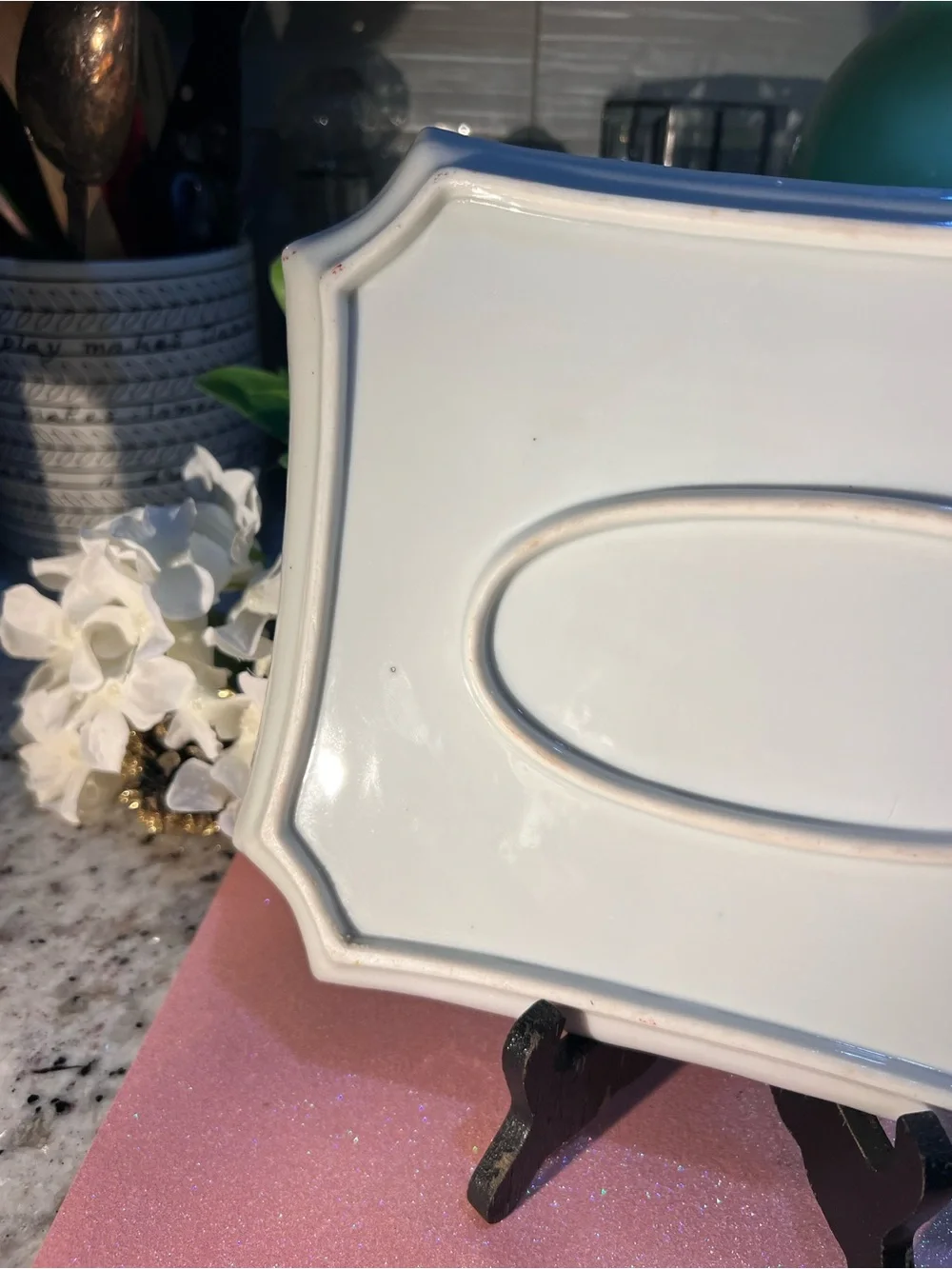 Gorgeous Antique Kutani Serving Platter read below
